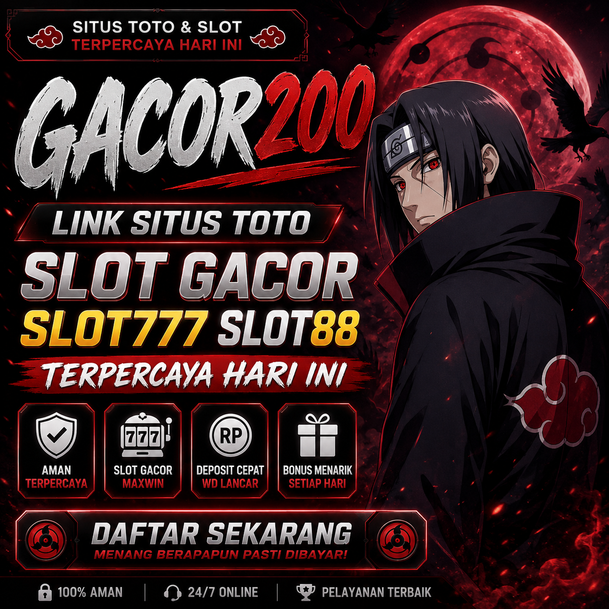 GACOR200 - Link Situs Toto Slot Gacor Slot777 Slot88 Terpercaya Hari Ini